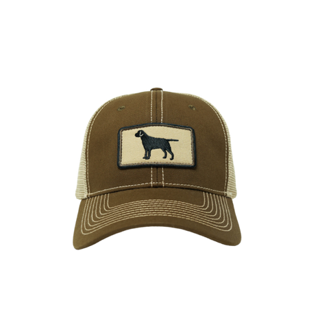 Black Lab Trucker Hat Olive