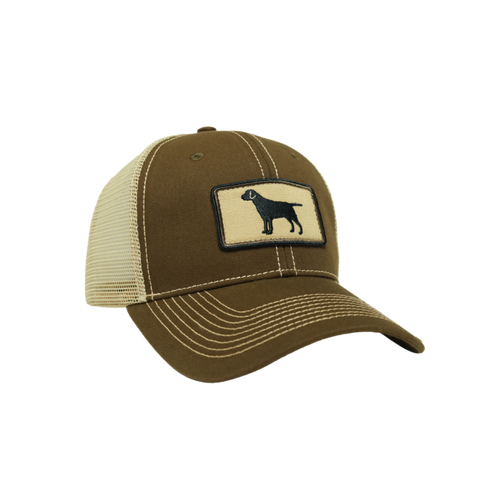 Black Lab Trucker Hat Olive
