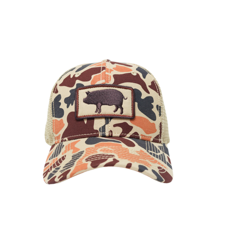 Camo Pig Trucker Hat