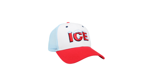 Ice Trucker Hat White