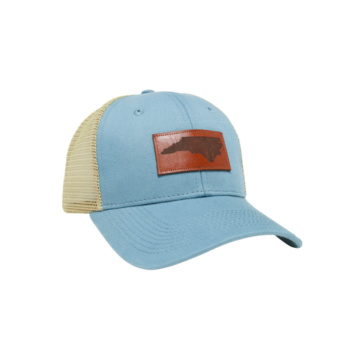 NC Outline Leather Patch Classic Trucker Slate