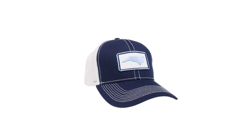 NC Outline Trucker Hat Navy