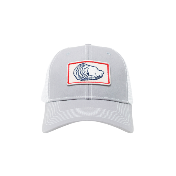 Oyster Trucker Hat Light Grey – Southern Hooker