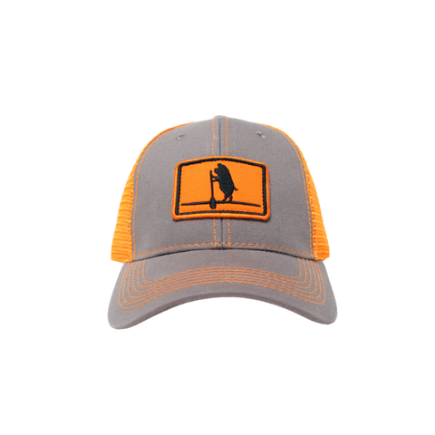 Paddle Board Pig Trucker Hat Grey