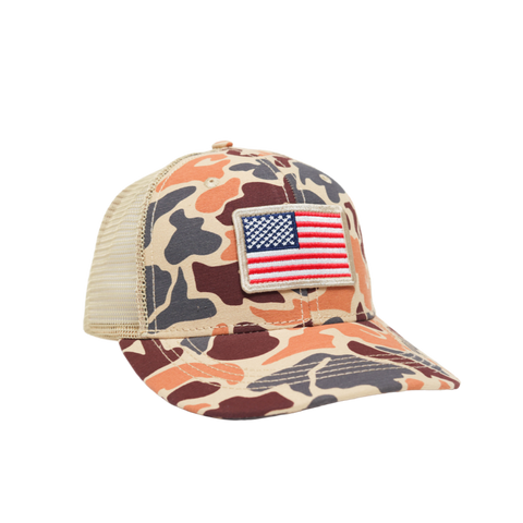 USA Flat Bill Camo