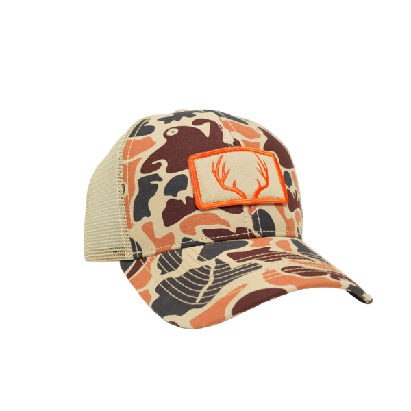 Deer Antlers trucker hats camo