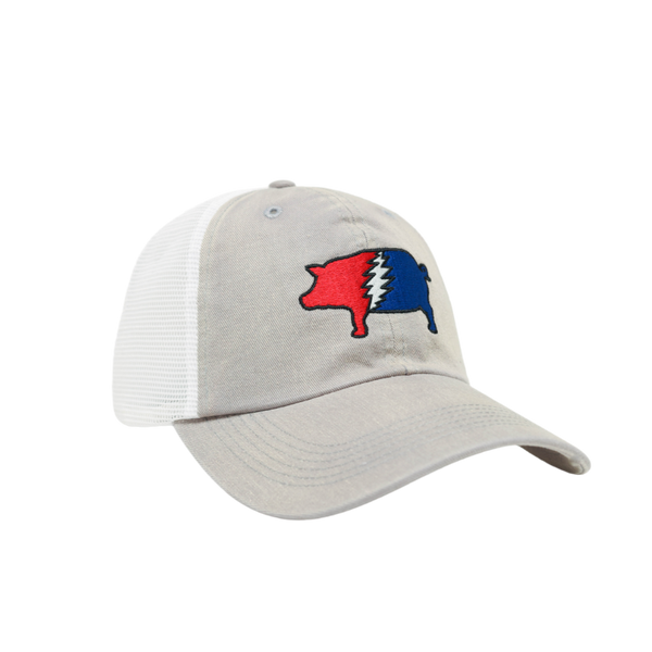 Grateful Pig Trucker Hat Grey