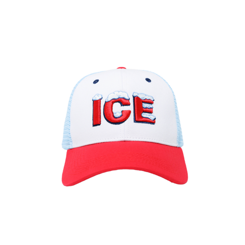 Ice Trucker Hat White