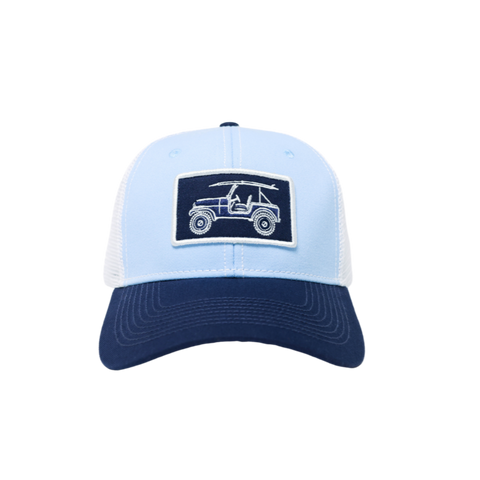 Jeep Trucker Hat Carolina Blue