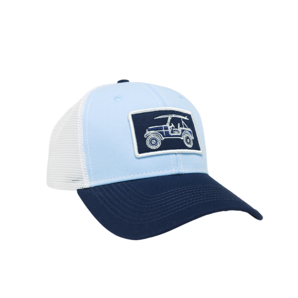Jeep Trucker Hat Carolina Blue