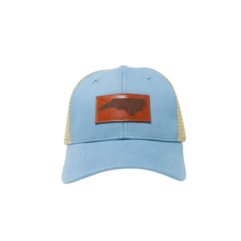 NC Outline Leather Patch Classic Trucker Slate