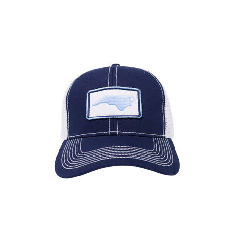 NC Outline Trucker Hat Navy