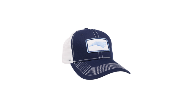 NC Outline Trucker Hat Navy