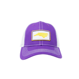 NC Outline Trucker Hat Purple