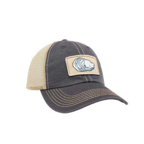 Oyster Unstructured Trucker Hat Charcoal