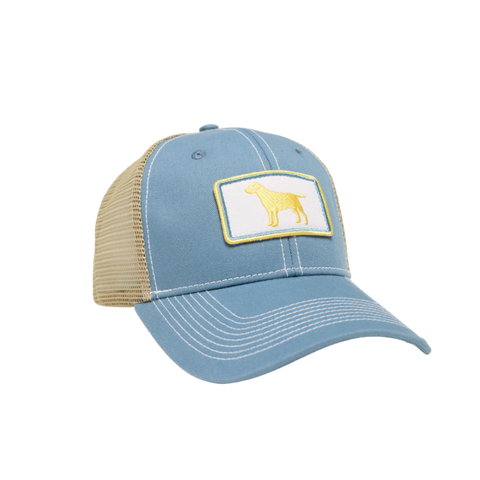 Yellow Lab Trucker Hat Slate